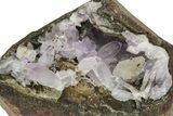 Amethyst, Chabazite, and Barite Association - India #220106-1